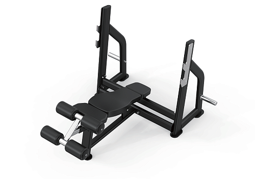 Олимпийская скамья жим с отрицательным наклоном Xenjoy Decline Bench Press Rack