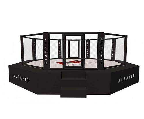 Купить Октагон соревновательный AlfaFit на помосте высотой 1 м в Москве