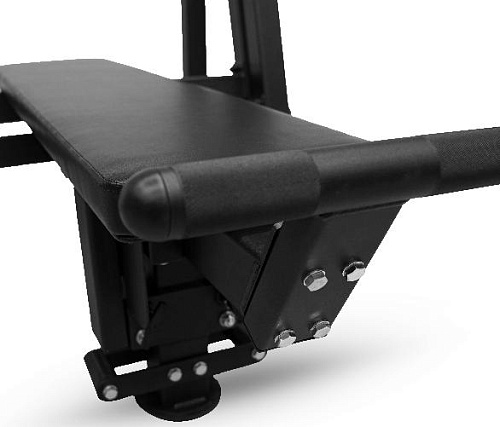 Скамья для жима лёжа с доводчиком, упором и подставкой для ног Bronze Gym PARTNER ML-901