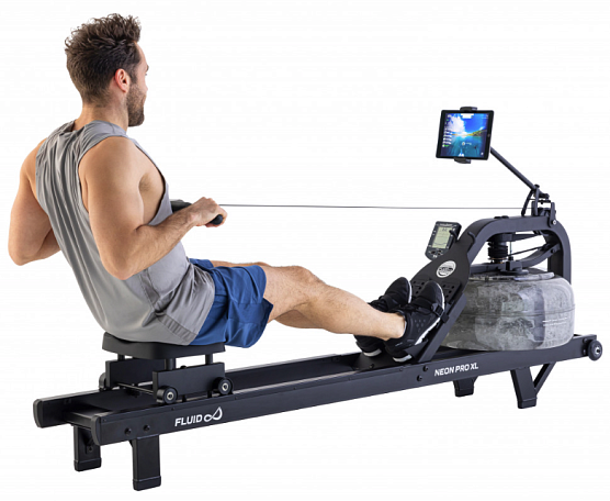 Гребной тренажер Fluid Rower Neon Pro XL фото8