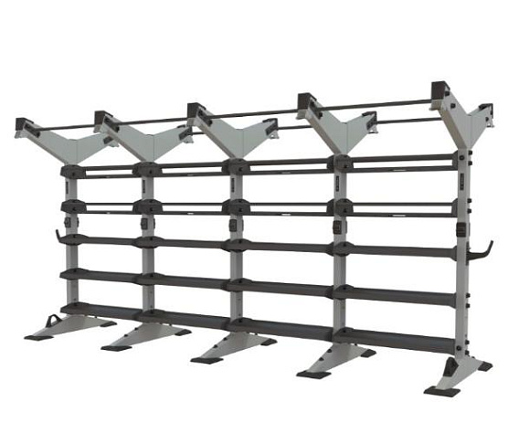 Стойка для аксессуаров Torque X-Create XCS2SC-4M-05, двусторонняя 4-модульная (платинум)