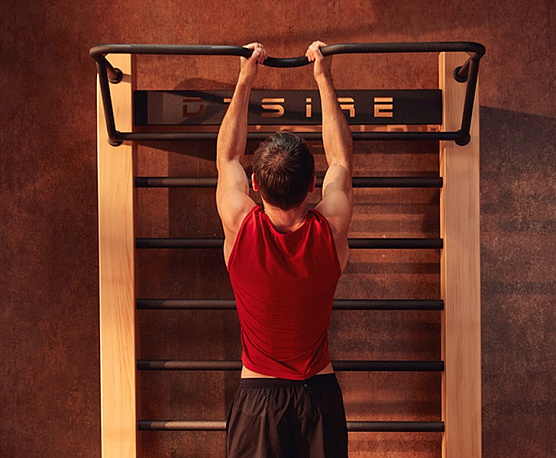 Шведская стенка с брусьями и скамьей Desire Eco Classic фото2