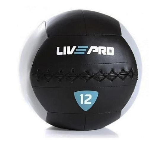 Livepro Мяч набивной утяжеленный Wall Ball LP8100-12KG