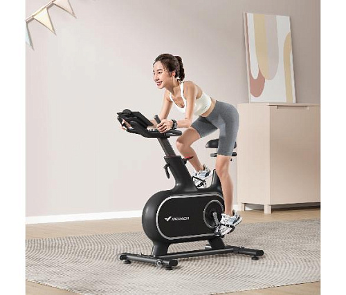 Велотренажер спин-байк Merach MR-S06 домашний черный (Black)