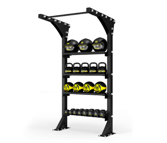 Стойка для аксессуаров с перекладиной Ziva ZXP-RKHF-7239-BK