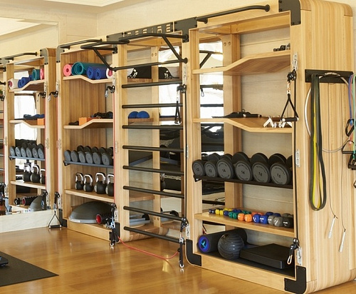 Двойная система хранения аксессуаров и шведская стенка Desire Eco Double Rack System