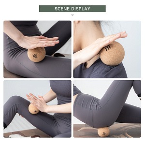 Купить Массажный мяч из натуральной пробки Bloom LB7127/S/WO 6,5см в Москве