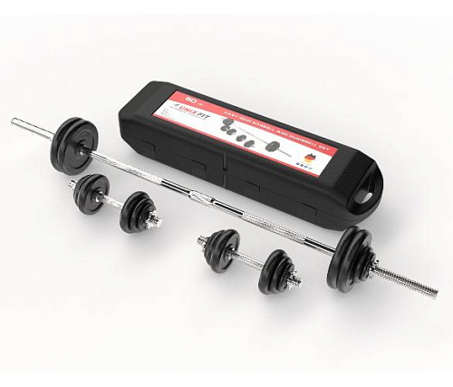 Купить Набор гантелей в кейсе + штанга Unix Fit 50 кг в Москве