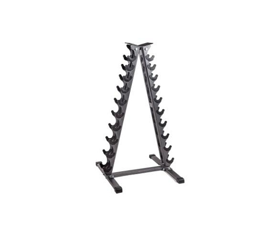 Стойка для 10 пар хромированных гантелей Original FitTools