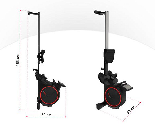 Гребной тренажер Unix Fit Techno Rower 410