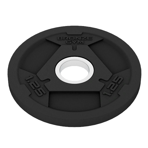Диск олимпийский обрезиненный BRONZE GYM 1,25 кг