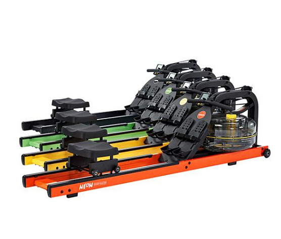 Гребной тренажер First Degree Fitness Neon Plus оранжевый фото2