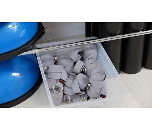 Ремешок для йоги Original FitTools 243 см, серый