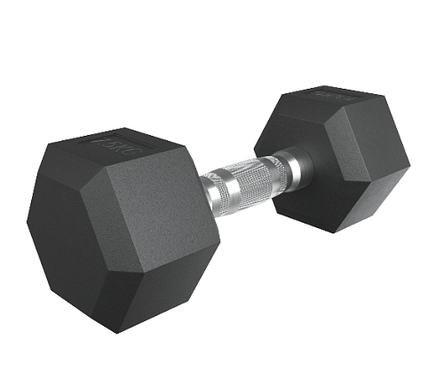 Гантель гексагональная обрезиненная Unix Fit 7,5 кг / шт.
