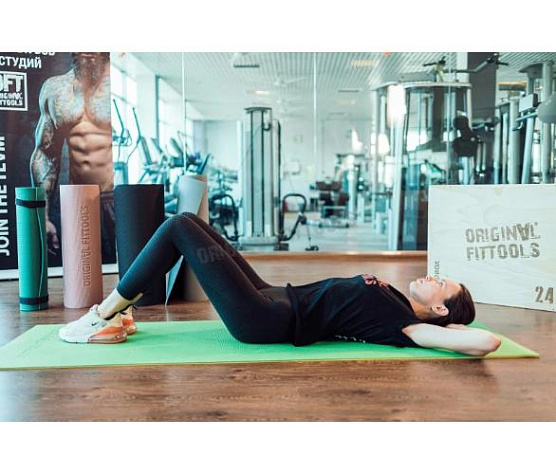 Коврик для фитнеса Original FitTools Banana Lime фото10