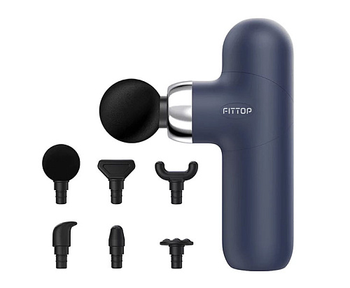 Перкуссионный массажер Fittop SuperHit Mini II синий