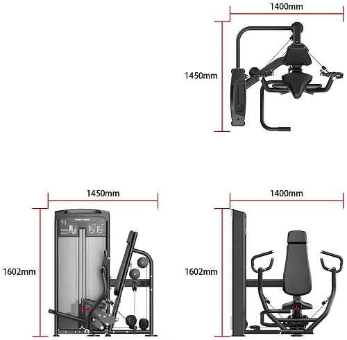 Жим от груди со сведением Smith Fitness Excellence RE8001