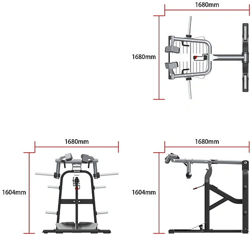 Приседания с нагрузкой Smith Fitness Excellence SH021