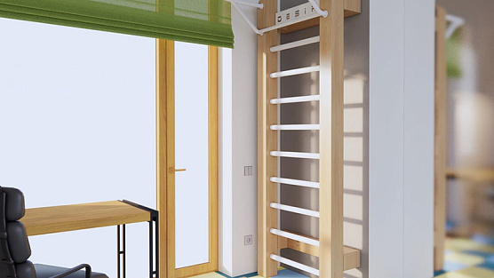 Узкая шведская стенка расширенной комплектации Desire Eco S Plus фото7