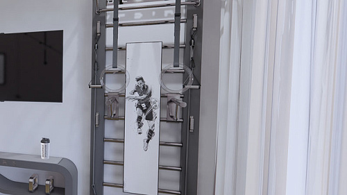 Узкая шведская стенка расширенной комплектации Desire Eco S Plus