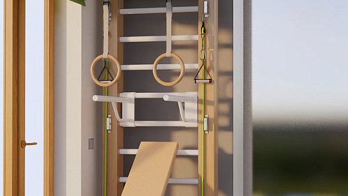 Узкая шведская стенка расширенной комплектации Desire Eco S Plus